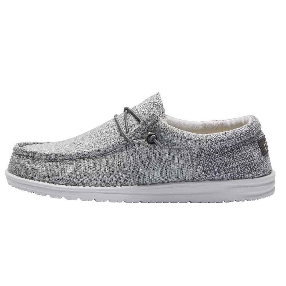 HEYDUDE Men's Wally Funk Magnetite Size 11 - Men’s Shoes, Gray, Size 11